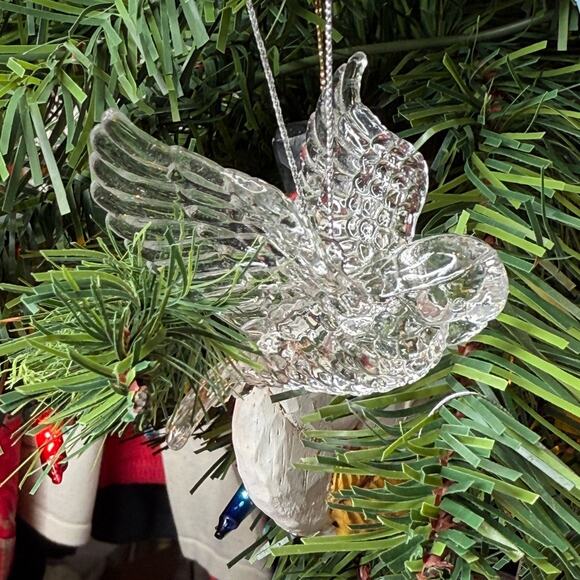 Bird Ornament Clear Acrylic Parrot - Picture 2 of 4